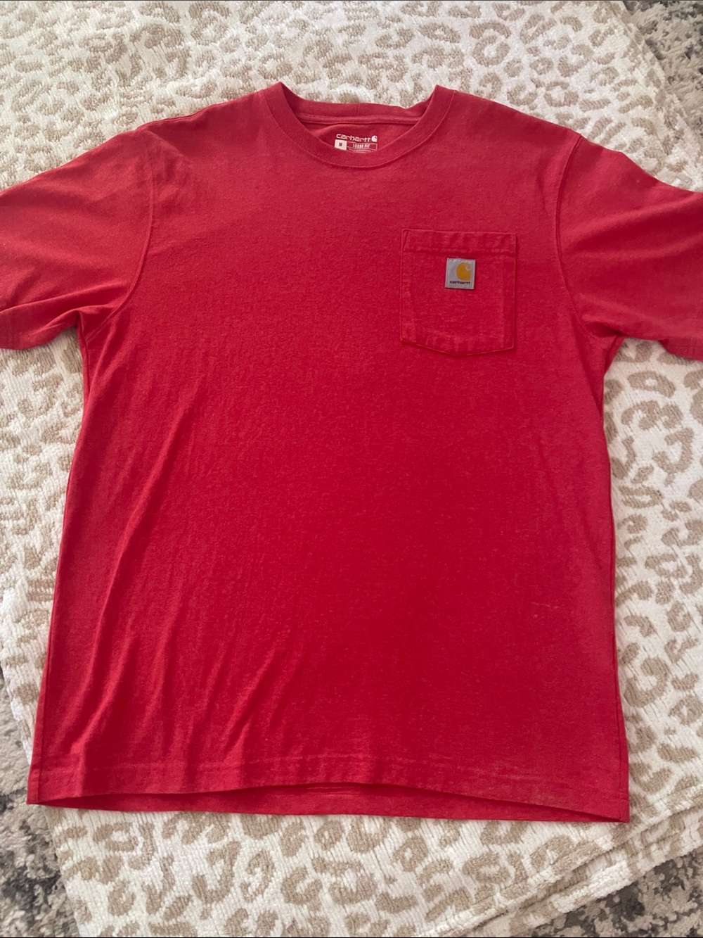 Carhartt Men’s Red Short-Sleeve Pocket Tee